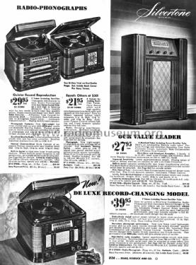 Silvertone Order= 57K 7054 Ch= 110.426; Sears, Roebuck & Co. (ID = 1316869) Radio