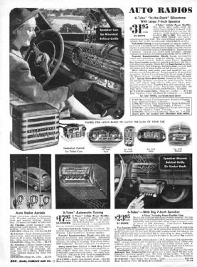 Silvertone Order= 57K 7094 Ch= 101.667; Sears, Roebuck & Co. (ID = 1317827) Car Radio