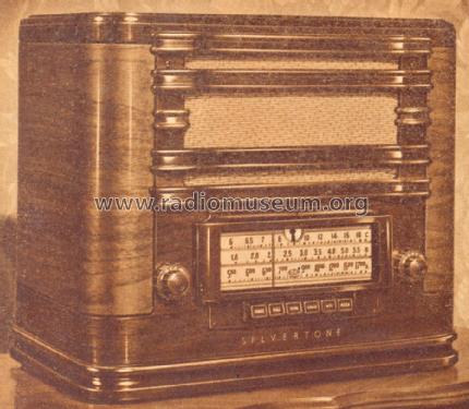 Silvertone Order= 57K 7127; Sears, Roebuck & Co. (ID = 1317603) Radio