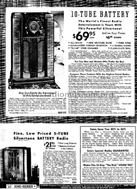 Silvertone 1936 Order= 57KM 1936 Ch= 359; Sears, Roebuck & Co. (ID = 1272386) Radio