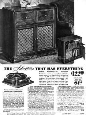 Silvertone Order= 57KM 7069 Ch= 101.658; Sears, Roebuck & Co. (ID = 1312013) Radio