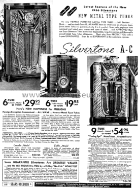 Silvertone 1938 Order= 57L 1938; Sears, Roebuck & Co. (ID = 1272401) Radio