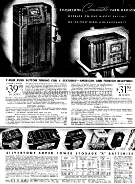 Silvertone Order= 57L 6271 Ch= 101.553 ; Sears, Roebuck & Co. (ID = 1287971) Radio