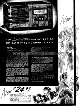 Silvertone Order= 57LM 6245 Ch= 101.562; Sears, Roebuck & Co. (ID = 1287498) Radio