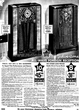 Silvertone 1915 Early and Late Order= KM 1915; Sears, Roebuck & Co. (ID = 1272300) Radio