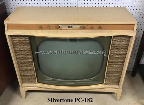 Silvertone PC-182, PC-182-5 Ch= 456.52200, 201, 528.52200, 2; Sears, Roebuck & Co. (ID = 2255196) Television