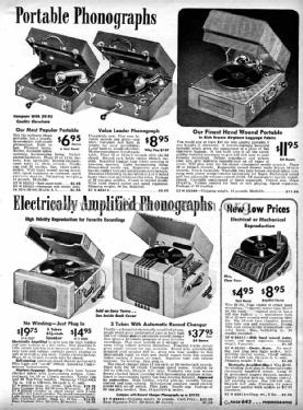 Silvertone Phonograph Catalog #160, #161, #165, #178, #181, #183, etc.; Sears, Roebuck & Co. (ID = 1311968) Power-S