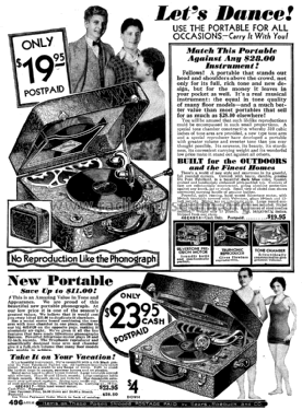 Silvertone Portable Phonograph Order= 46E 4914; Sears, Roebuck & Co. (ID = 1259375) TalkingM