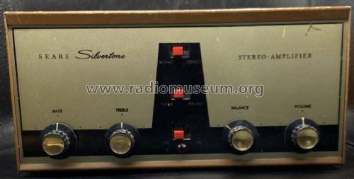 Silvertone Stereo-Amplifier 7400; Sears, Roebuck & Co. (ID = 2962968) Ampl/Mixer