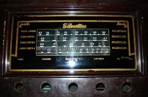 Silvertone unknown model; Sears, Roebuck de (ID = 1910182) Radio