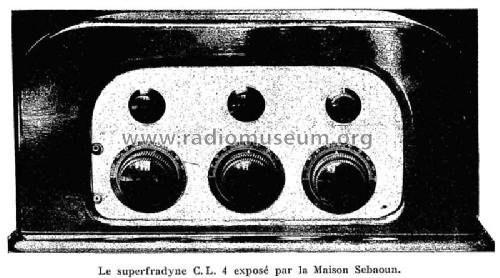 Superfradyne CL4; Sebaoun, Roger; (ID = 2064739) Radio