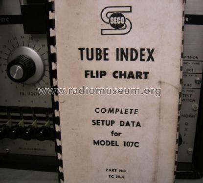 Deluxe Tube Tester 107C; Seco Manufacturing (ID = 1626585) Equipment