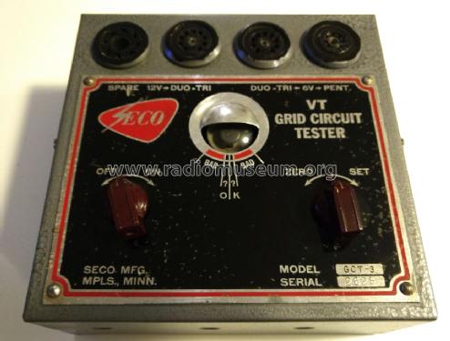 VT Grid Circuit Tester GCT-3; Seco Manufacturing (ID = 2176809) Equipment
