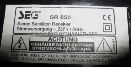 Stereo-Satelliten Receiver SR-850; SEG, Schmid (ID = 1630790) DIG/SAT