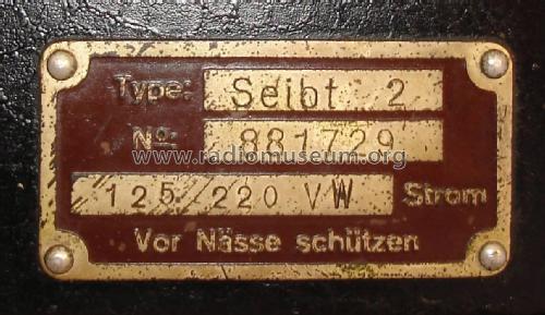 2W; Seibt, Dr. Georg (ID = 2638330) Radio