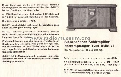 71; Seibt, Dr. Georg (ID = 1385274) Radio