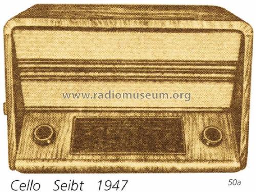 Cello ; Seibt, Dr. Georg (ID = 914) Radio