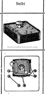 Detektor-Empfänger ; Seibt, Dr. Georg (ID = 1373981) Galène