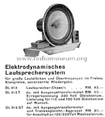 DL912T; Seibt, Dr. Georg (ID = 324943) Lautspr.-K