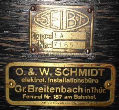 EA337; Seibt, Dr. Georg (ID = 567957) Radio
