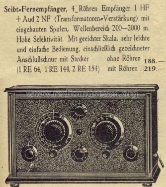 EJ444 ; Seibt, Dr. Georg (ID = 1387287) Radio