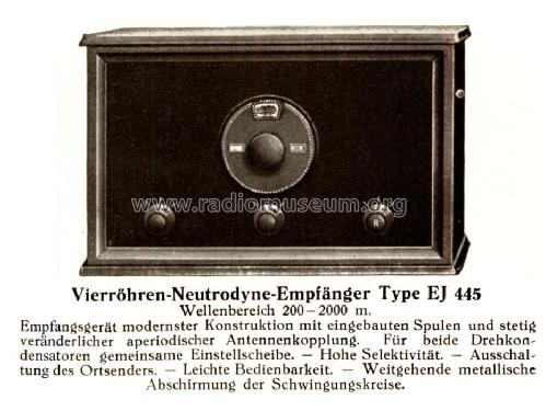 EJ445 ; Seibt, Dr. Georg (ID = 1627330) Radio