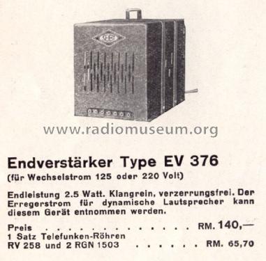 EV376; Seibt, Dr. Georg (ID = 1385248) Ampl/Mixer