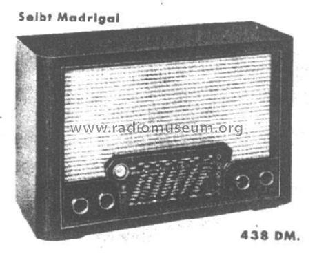 Madrigal R; Seibt, Dr. Georg (ID = 70844) Radio