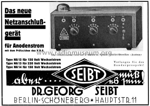 Netzanode NA14; Seibt, Dr. Georg (ID = 1920498) Power-S