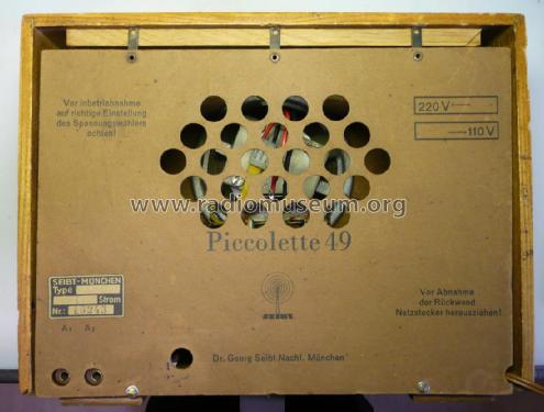 Piccolette 49 GW2149-P; Seibt, Dr. Georg (ID = 3122193) Radio