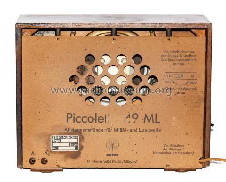 Piccolette 49 ML; Seibt, Dr. Georg (ID = 2834700) Radio