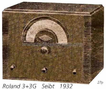 Roland 3W ; Seibt, Dr. Georg (ID = 889) Radio