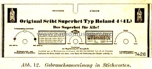 Roland 4 ; Seibt, Dr. Georg (ID = 1343147) Radio