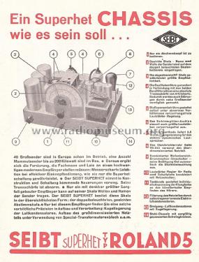 Roland 5L ; Seibt, Dr. Georg (ID = 3089310) Radio