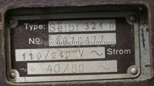 Skagerrak 324W; Seibt, Dr. Georg (ID = 2506837) Radio