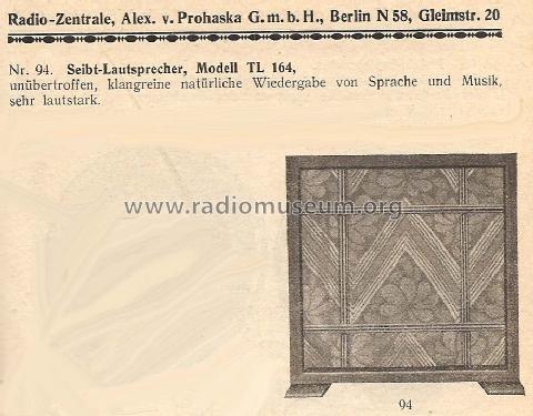 TL164; Seibt, Dr. Georg (ID = 1104596) Parlante