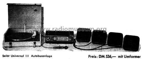 Universal III; Seibt, Dr. Georg (ID = 2784216) Car Radio