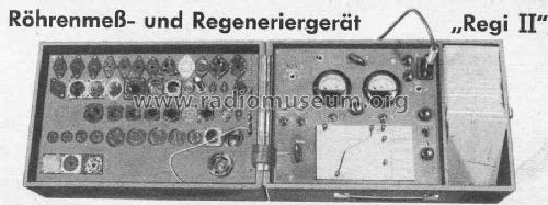 Röhrenmeß- und Regeneriergerät Regi IIa ; Sell & Stemmler SST; (ID = 404827) Equipment