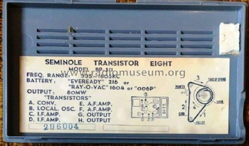 Transistor Eight 800 BP-311; Seminole Sans & (ID = 2656842) Radio