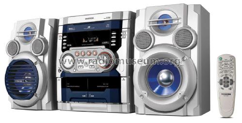 Toshiba Mini Hi-Fi system MS 7303CD; SEMP -TCL, Toshiba, (ID = 1991918) Radio