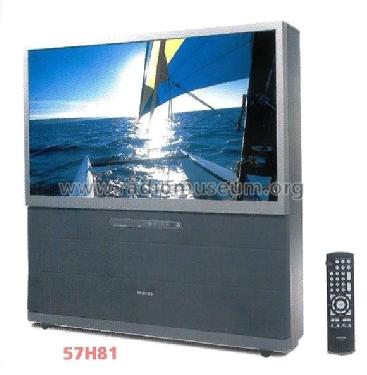 Projection Television 57H81; Toshiba Corporation; (ID = 2693725) Television