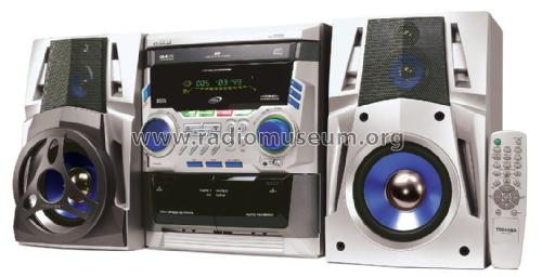 Toshiba Mini Hi-Fi system MS 6620CD; SEMP -TCL, Toshiba, (ID = 2611420) Radio