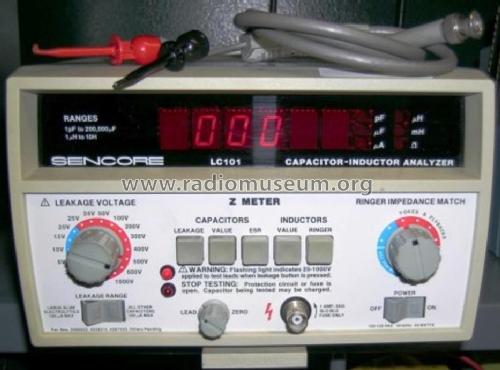 Capacitor-Inductor Analyser LC101; Sencore; Sioux Falls (ID = 879541) Ausrüstung