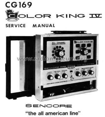 Color King IV CG169; Sencore; Sioux Falls (ID = 1842256) Equipment