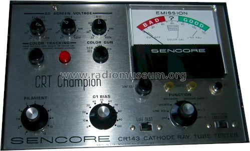 CRT Champion CR143; Sencore; Sioux Falls (ID = 395653) Equipment