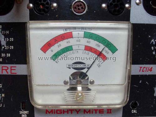 Mighty Mite II Tube Checker TC114; Sencore; Sioux Falls (ID = 801871) Equipment