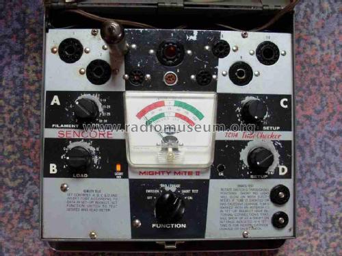 Mighty Mite II Tube Checker TC114; Sencore; Sioux Falls (ID = 801874) Equipment