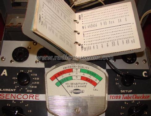 Mighty Mite Tube Checker TC109; Sencore; Sioux Falls (ID = 1739989) Equipment