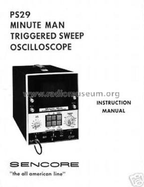 Minute Man PS29; Sencore; Sioux Falls (ID = 1842172) Equipment