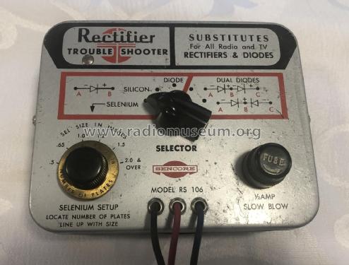 Rectifier Trouble Shooter RS 106; Sencore; Sioux Falls (ID = 2734710) Equipment